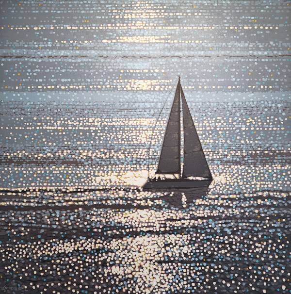 - Acrylic on Canvas, Painting by Gordon Hunt, measuring 100 x 100 cm (H x W) £1800